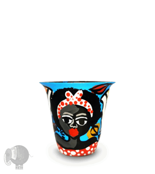 Mud Cup and Plate Palenquera and Vallenato