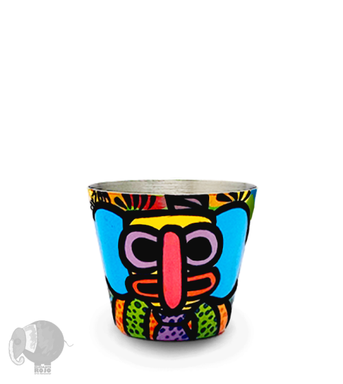 Mud Cup and Plate Palenquera and Vallenato