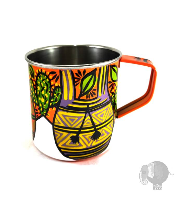 Taza o Pocillo de Mochilas Wayuu. - Image 3