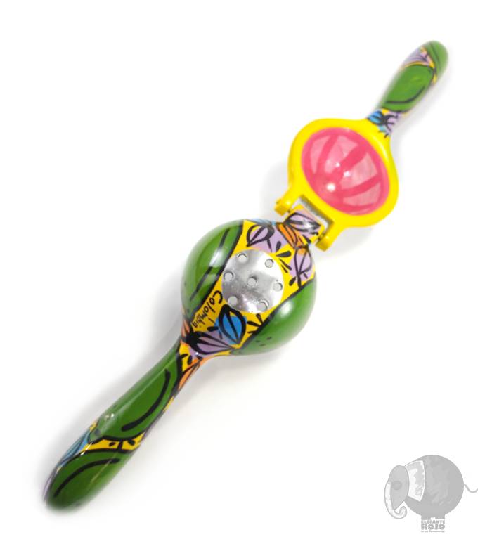 Exprimidor de Limón pintado a mano - Frutas (Limón).