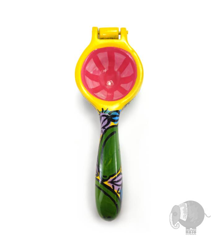 Exprimidor de Limón pintado a mano - Frutas (Limón). - Image 2
