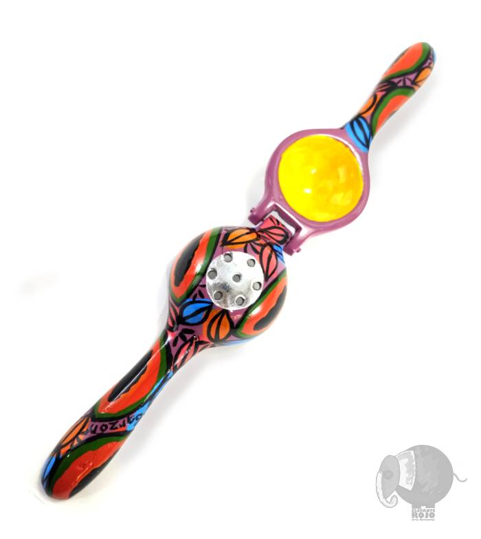 Exprimidor de Limón pintado a mano - Frutas (Papaya).