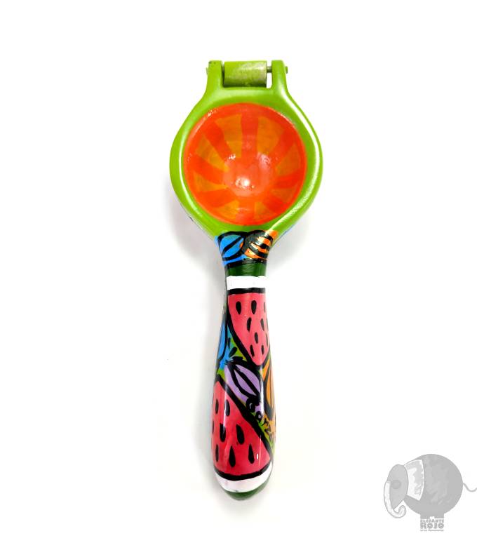 Exprimidor de Limón pintado a mano - Frutas (Sandia). - Image 2