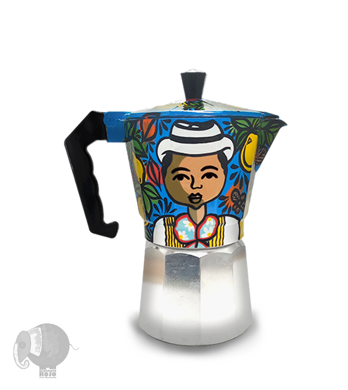 Cafetera de Campesinos Santandereanos.