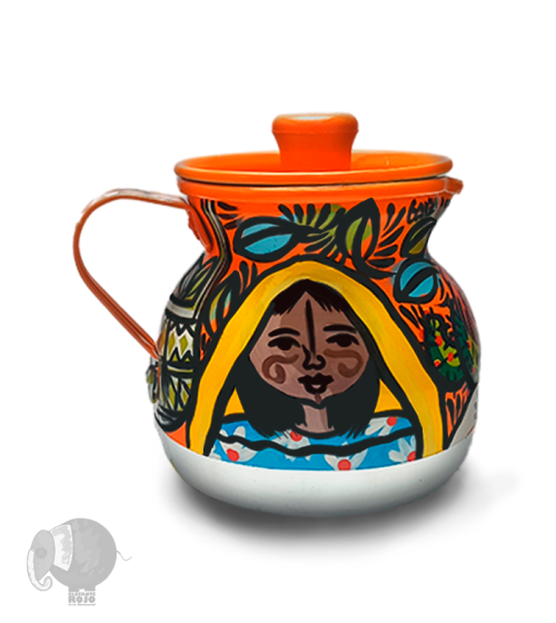 Olleta Chocolatera de Indígenas Wayuu.