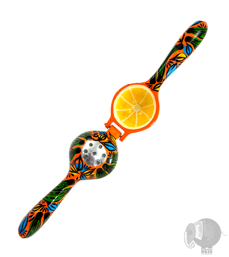Exprimidor de Limón pintado a mano - Frutas (Plátanos).