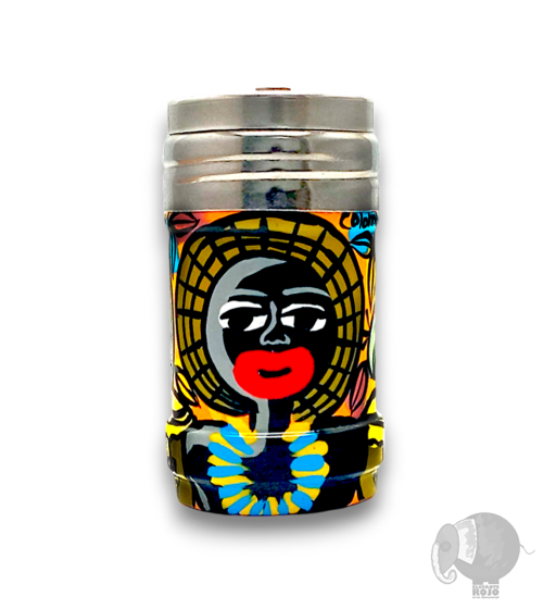 Salero de Africano y Negrita Puloy con Caimán.